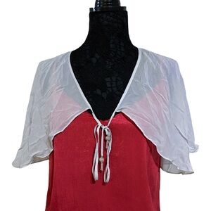 Monsoon silk cape